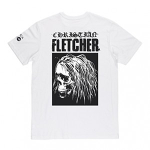 Christian Fletcher Skull-WHT