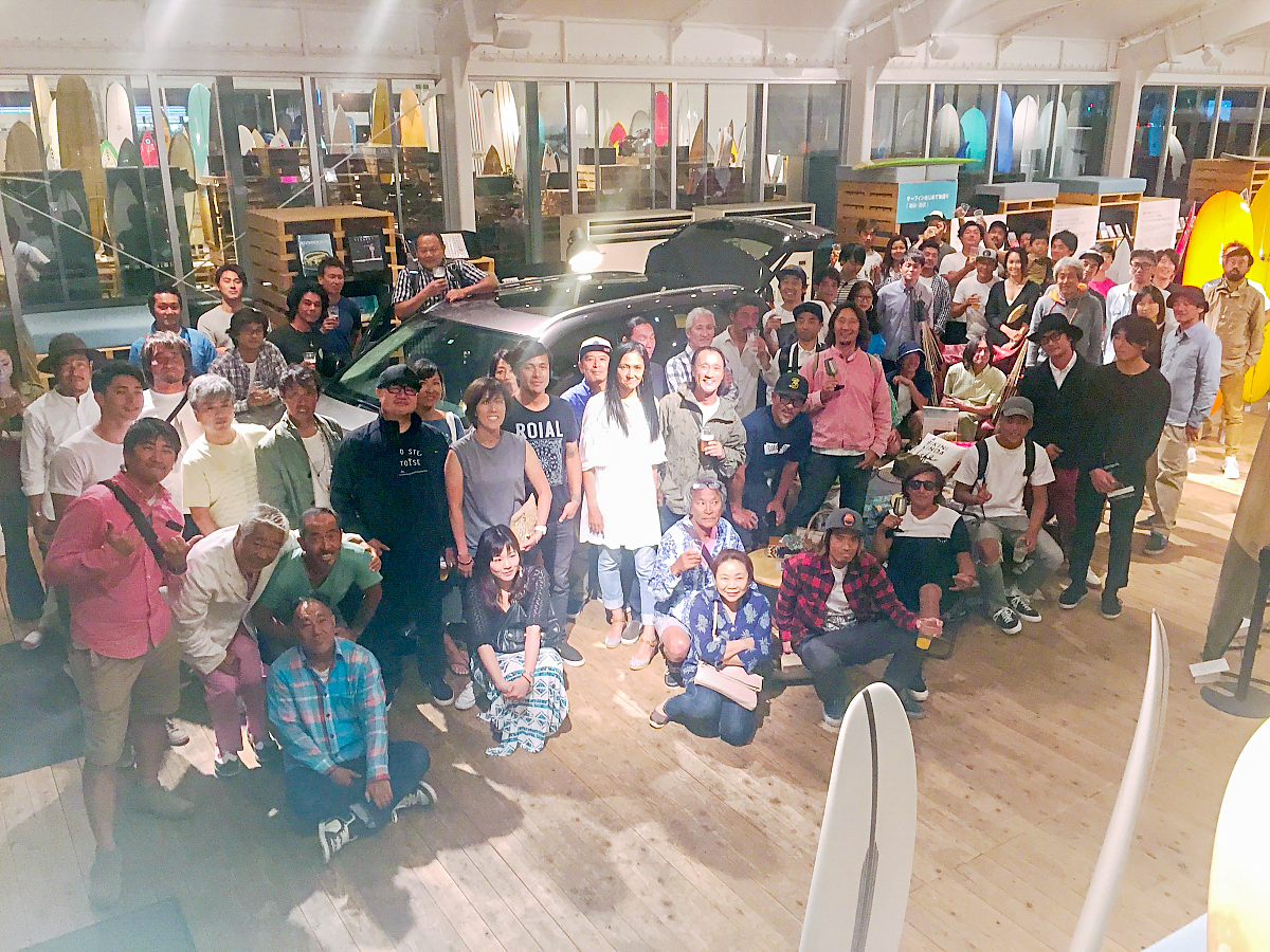 【サーフボード万博】湘南に根付く250本ものサーフボードを展示する”SHONAN SURFBOARD EXPO supported by LAND ROVER”オープニングパーティー @ 湘南T-SITE