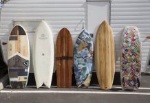 【環境】廃棄されたアルミ缶150ピースにレコード盤製のフィンをセットしたサーフボード!? ダンキンドーナツの使い捨てコップとストローでできたサーフボード!? VISSLA主催の”UPCYCLE CONTEST”がユニーク過ぎる!