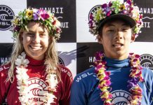 【WSL】クォーターファイナルでは大会最高得点8.83ptを叩き出し、ファイナルでは見事な大逆転劇を魅せた金沢呂偉がサンセットで開催のプロジュニア戦”Sunset Pro Junior”で優勝を飾る!