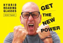 【話題沸騰中の】ハイブリッド・リーディング・グラス”DONT PANIC”からスマホを長時間使う10代から30代の”スマホ老眼”世代からシニア世代にも対応の新度数レンズを備えた2モデルが同時リリース!!