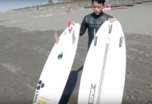 【kumebros最新動画】PUとEPS、インサイドで消えて無くなるよくない小波ではどちらがいいのか!?