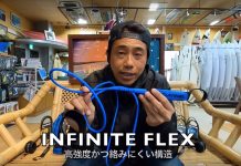 【2020年注目の最新アイテム】水の抵抗を抑えてスピードロスを最小限に抑えるDURA-CODEをはじめ、5つの最先端技術を駆使して誕生した未だかつてない高性能を誇るDA KINEの新しいリーシュコード”KAIMANA”の秘密を蛸優樹プロが徹底解剖!!