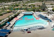 【最新ウェイブプール】Ian Crane、Eithan Osborne、Parker Coffinによる空気圧によって波を起こす新しいシステムを採用したパームスプリングス・サーフクラブでの初テストライド・セッション