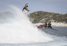 【WSL】Gabriel Medinaのビッグエア2連発のコンボからMichel Bourezのチューブほかベストライド満載! CT第5戦”Rip Curl Rottnest Island Search”コンテストDAY1 MENSハイライト動画