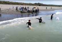 【Green colors】砂浜に埋もれて回収困難なマイクロプラスチックゴミでも効率的に回収可能な新しい方法を発見!? ”ほのぼのビーチ茅ヶ崎”による砂浜のマイクロプラスチック回収実験プロジェクトに大橋海人、石川拳大といったプロサーファーや茅ヶ崎のサーファーたちがボランティアで参加