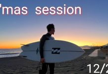 【Merry Christmas】ショートボードのプロ資格を持ちながらロングボードのグランドチャンプでもある天才横乗リスト浜瀬海がホーム西湘でクリスマス・プレゼントをスコアしたイブ・セッション