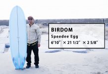 【オルタナティブ】カリフォルニアのオーシャンサイドを拠点にシェイプからフィニッシュまで一人で仕上げる日本人シェイパーKodai NishijimaによるBirdom costom handmade surfboardsのSPEEDEE EGGモデル×劔持良輔=1ミニッツ・インプレッション