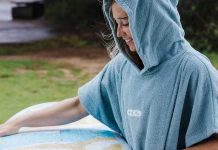 【FCS】TOWEL PONCHOS 場所を選ばず簡単に着替えOK !!