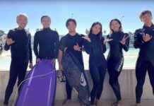 【ウェイブプール】みのりんのサーフィンが異次元過ぎた!?村田嵐が川合美乃里、福井滉東と共に静波サーフスタジアムへ!