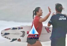 【波乗りジャパン】松岡亜音が9.33ptのエクセレントスコアで今大会最高得点をマーク!日本人選手全員が無事メインラウンド2に進出中! ISA WJSCコンテストDAY2ハイライト