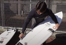 【テストライド】金尾玲生 × PYZEL surfboardsの小波モデル”PRESIOUS”モデル