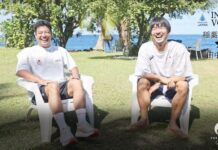 【波乗りジャパン】タヒチのチョープーにビッグスウェルがヒットした2024年パリDAY3に狂気のチャージで感動を与え5位となった稲葉玲王に田中樹コーチがインタビュー