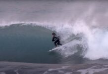 【意表をつくかのごとく】夕方いきなりオフショアのグッドコンディションとなった2/17(月)湘南セッション with 飯田航太&松下諒大