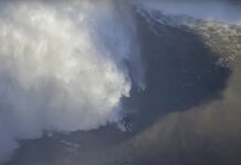 【またしても今シーズン最大級の怪物波が到来】世界のビッグウェイバーたちが海のエベレストの異名を持つナザレで繰り広げた2/2(日)のトゥイン・セッション