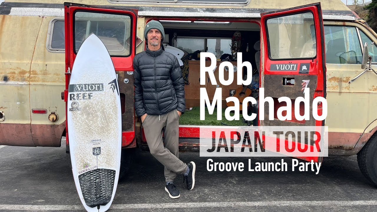 サーフィン・ボディボード FUTURES ROBMACHADO 時空を超えたカリスマ・サーフスター】Rob Machadoジャパンツアー2025