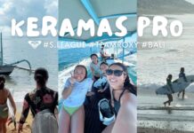 【波乗り女子旅】大村奈央、佐藤季、登坂祐妃、松野杏莉、窪田玲のROXYチームによるSリーグ第4戦バリトリップ後編