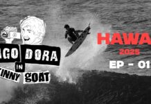 【CTトップランカー】まるで日本のような小波コンディションでの貴重なライディングも収録!Yago Dora最新クリップ”SKINNY GOAT – HAWAII 2025 // EP 01″