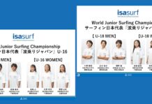 【波乗りジャパン】ISA世界ジュニア・サーフィン選手権2025年の18歳以下と16歳以下の男女日本代表選手が正式に発表される