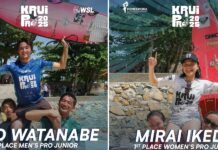 【WSL】MENSは渡邉壱孔、WOMENSは池田美来が優勝!QS1000″Krui Pro Junior”が無事終了