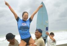 【祝!】宮坂麻衣子が台湾で開催のTHE 2025 PINGTUNG JIALESHUEI INTERNATIONAL SURFING COMPETITION IN TAIWANで優勝!塚本勇太が3位となる!