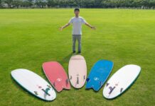 【10/22(水)12:00スタート!】チャボこと吉田泰プロがプロデュースしたBEACHED DAYS AQUATIC DIVISONのEPSコア・ソフトトップ・ボード”DOJO”モデルと”COBRA KAI”モデルが20%オフのキャンペーン開催!