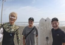 【日本指折りのレジェンド・プロサーファー】川畑邦宏氏がレジェンド・シェイパーで田嶋鉄兵の実父、田嶋三男氏、Vanksyトモとサーフ&トークセッション