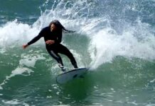 【時空を超えたカリスマ・サーフスター】Rob Machadoがまるで日本の小波のようなシーサードリーフの波を舞台に自らシェイプしたボードで繰り広げたホームブレイク・セッション