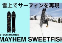【注目のSNOW×SURF】lost surfboardsシェイパーMayhemとLIB TECHが開発! 雪上でサーフィン可能な”MAYHEM SWEETFISH”