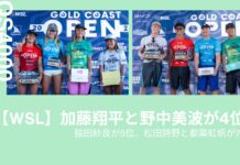 【WSL】加藤翔平と野中美波が4位、脇田紗良が5位、松田詩野と都築虹帆が7位!オーストラリアのバーレイヘッズで開催のQS4000″Gold Coast Open”ハイライト