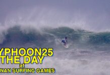 【台風25号】THE DAYに中止を余儀なくされたNSA初の5Aグレード・プロアマ戦”SHONAN SURFING GAMES”セッション